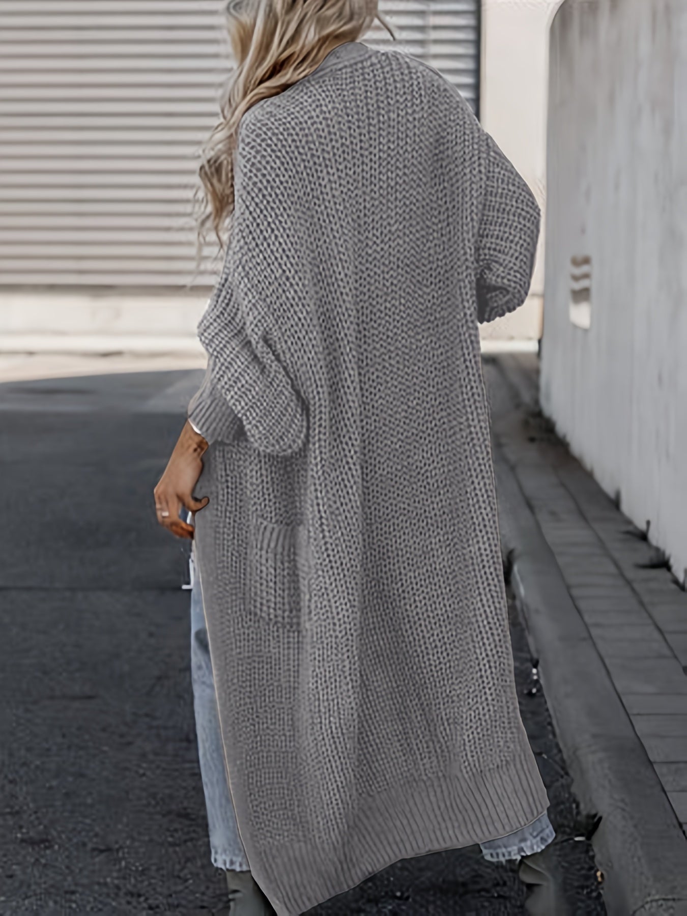 Maxi-Cardigan für Damen als gemütlicher Layering-Look