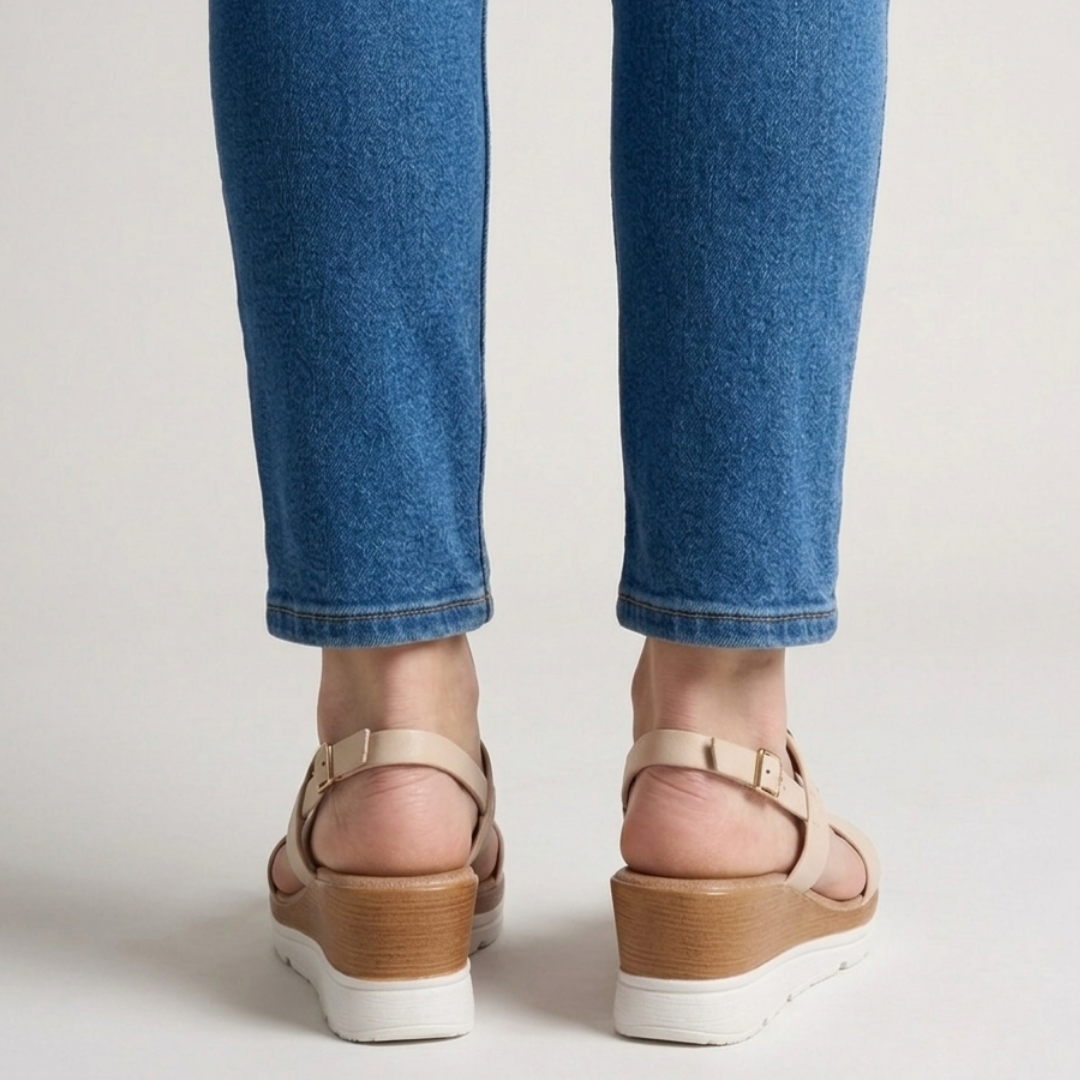 Stylische Keilabsatz-Sandale mit Komfort für Damen