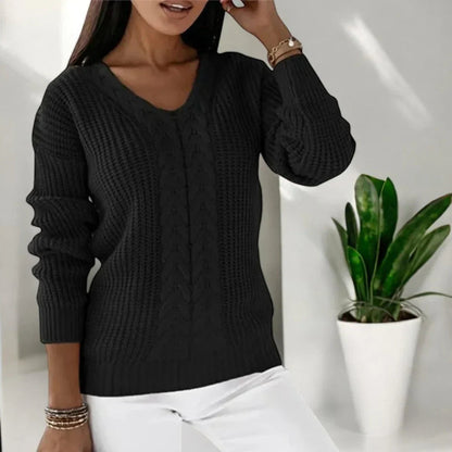 Gemütlicher Strickpullover für Damen