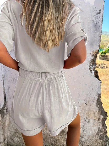 Stilvolles zweiteiliges Sommer-Set für Damen