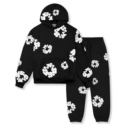 Boho Blumen Gemütliches Outfit Set