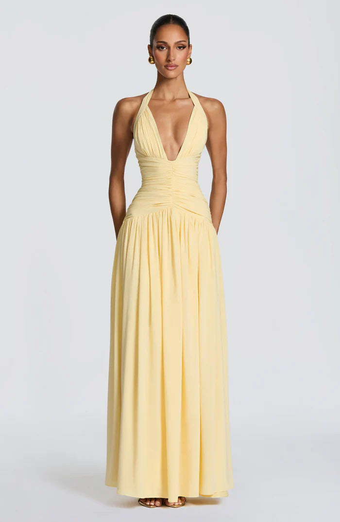 Amaris Damen Maxikleid