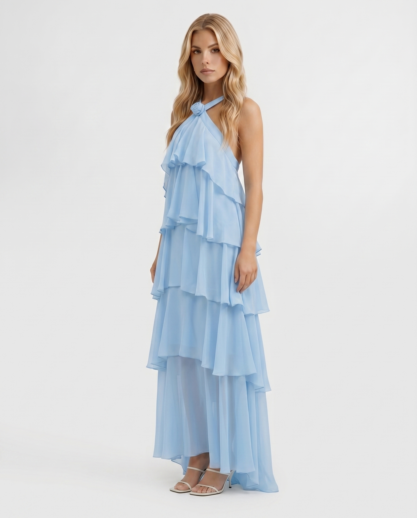 Elegantes ärmelloses Felicia Maxikleid