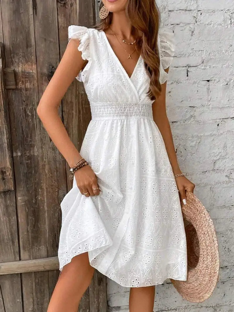 Kleid mit Fledermausärmeln