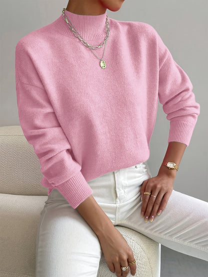 Gemütlicher eleganter Rollkragenpullover