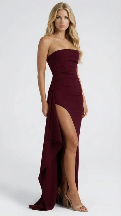 Elegantes Cora Maxikleid für Damen mit fließender Silhouette