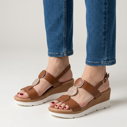 Stylische Keilabsatz-Sandale mit Komfort für Damen