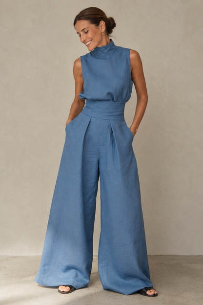 Damen Sleek V-Ausschnitt Overall