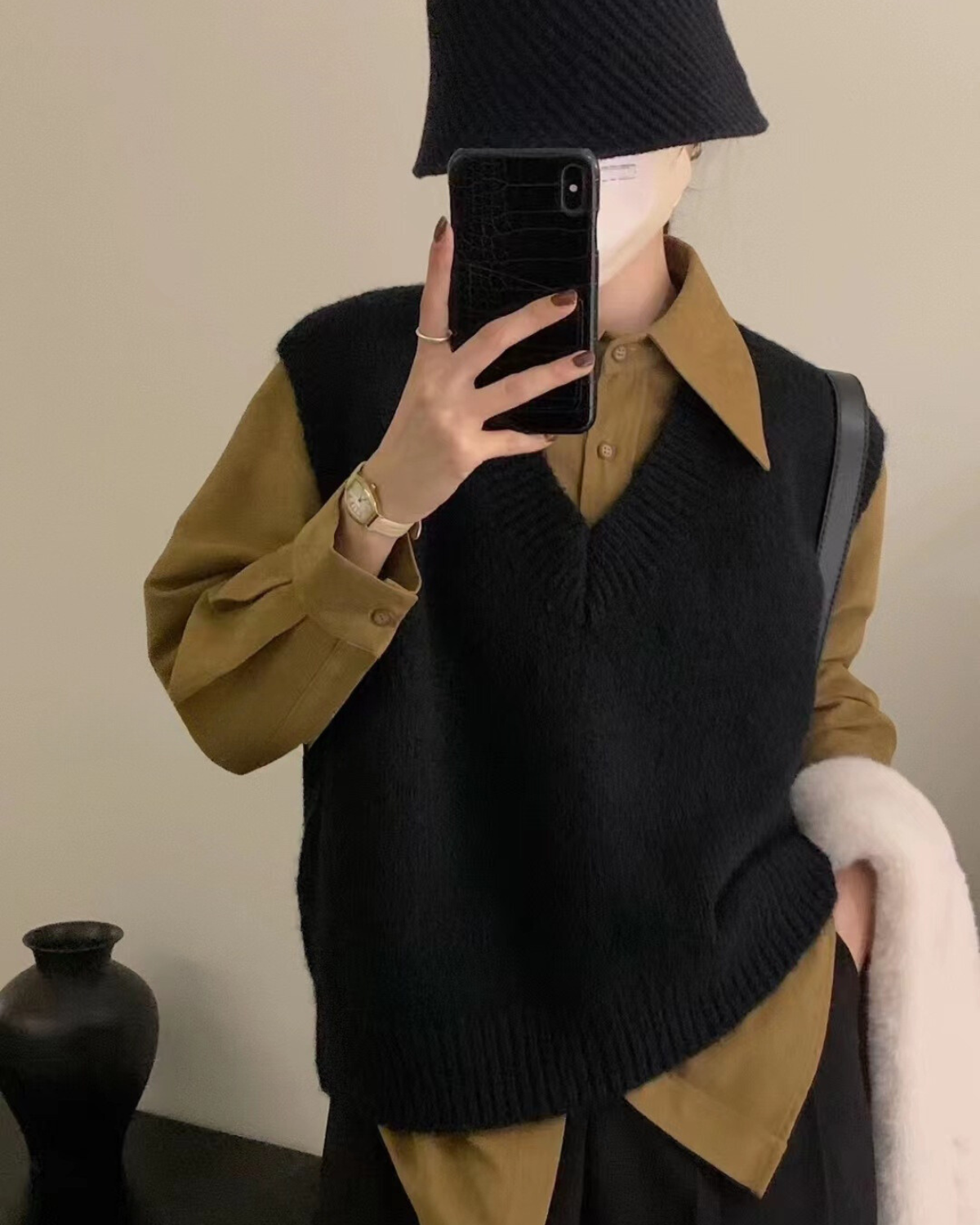 Stylische ärmellose Weste