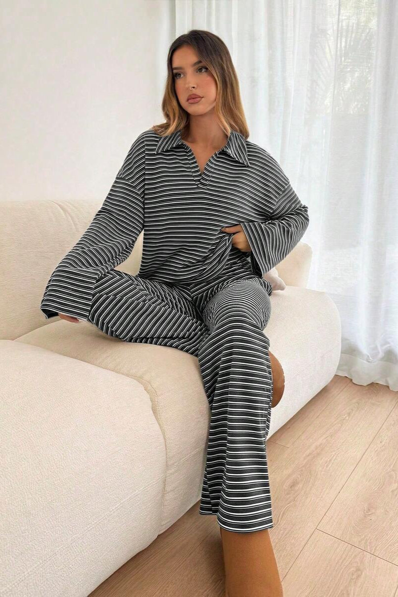 Bequemes Lounge Set mit Oberteil und passender Hose