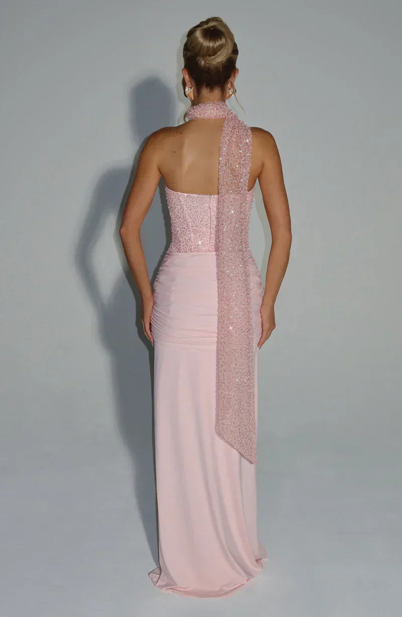 Damen Carina Maxikleid Stilvolles Abendkleid