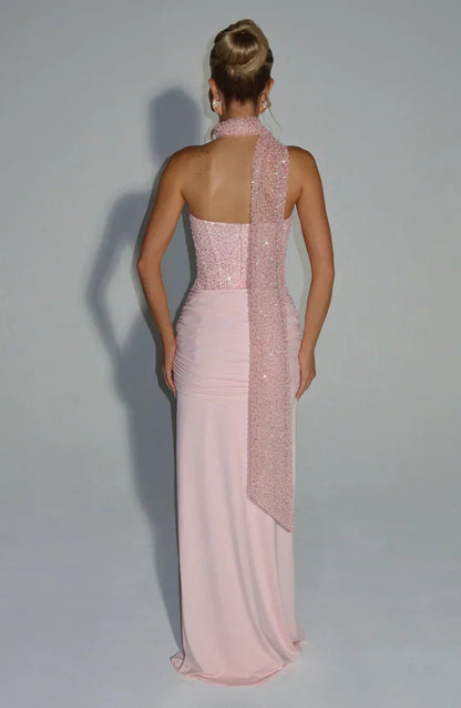 Damen Carina Maxikleid Stilvolles Abendkleid