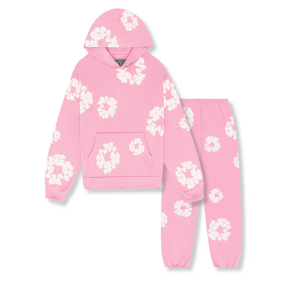 Boho Blumen Gemütliches Outfit Set