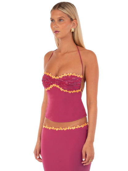 Damen Zirelle Sunset Zweiteiler Set