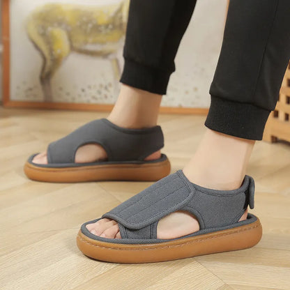 Damen Klettsandalen Mit Rutschfester Sohle