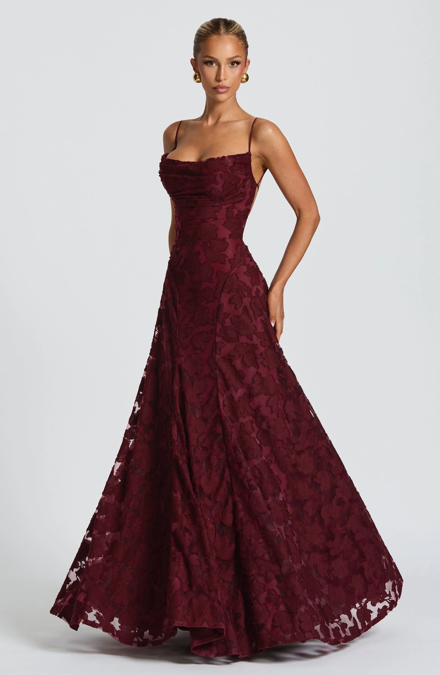 Damentop Louise Maxikleid ohne Ärmel