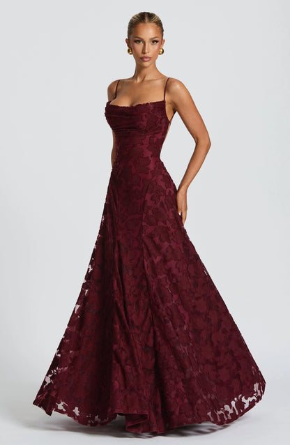 Damentop Louise Maxikleid ohne Ärmel