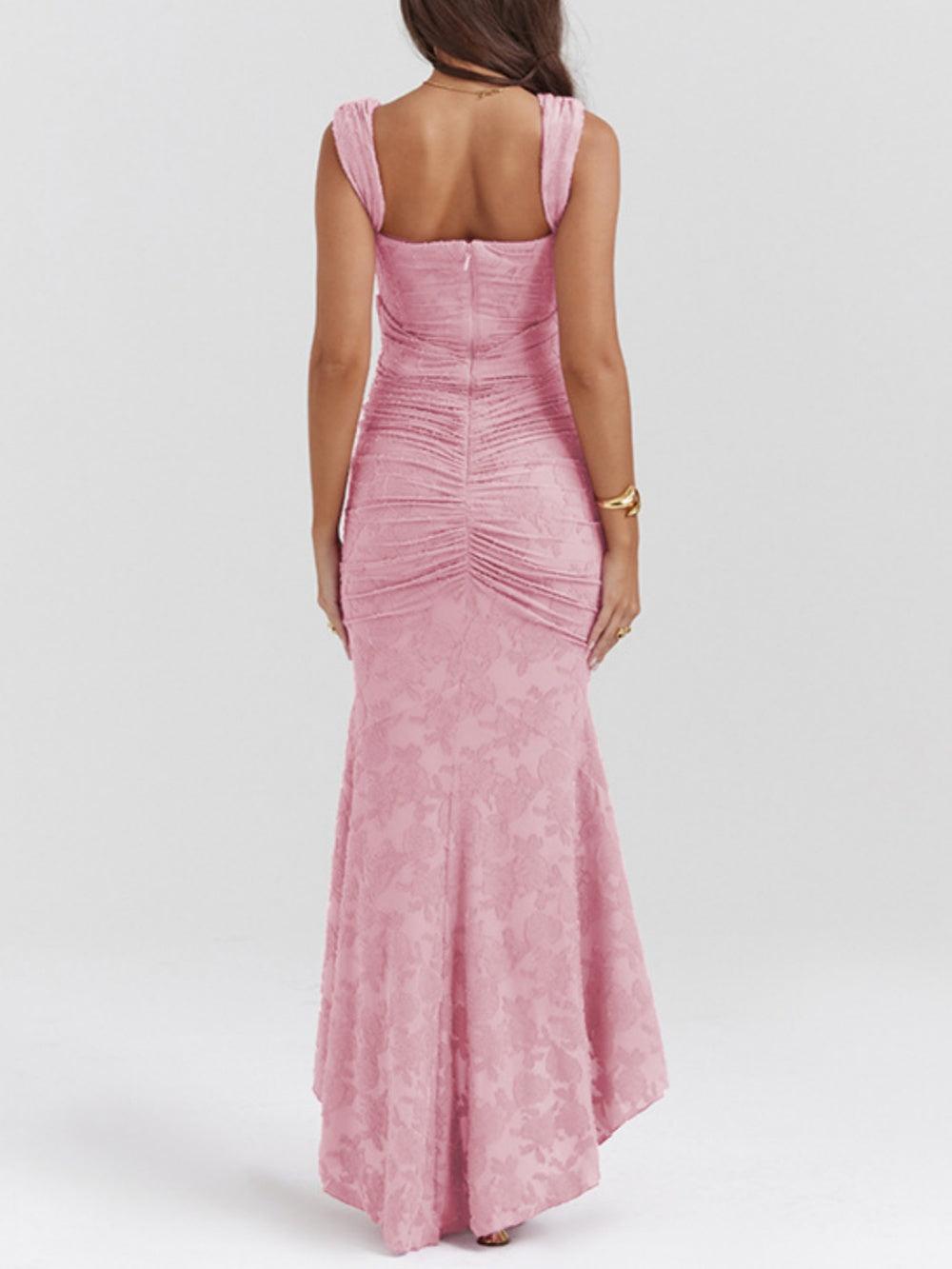 Maxikleid mit Glockenblumenmuster