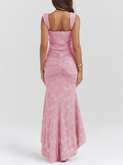 Maxikleid mit Glockenblumenmuster