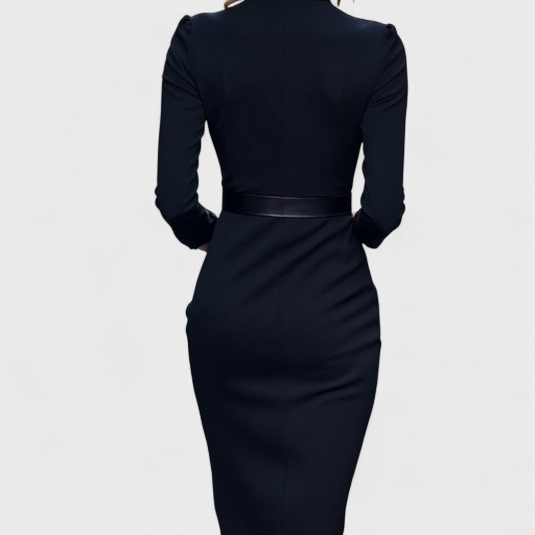 Elegantes Bleistiftkleid mit Gürtel für einen anspruchsvollen Stil