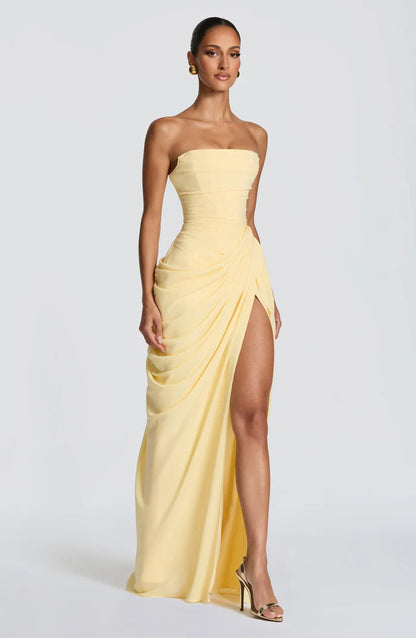 Amelia Ärmelloses Maxikleid mit Seitenschlitz