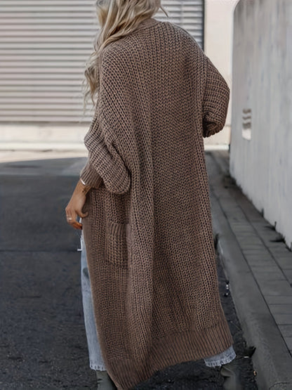 Damen Maxi-Cardigan als bequemer Überwurf
