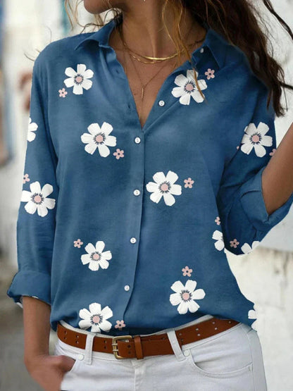 Bluse mit Blumenmuster für Damen