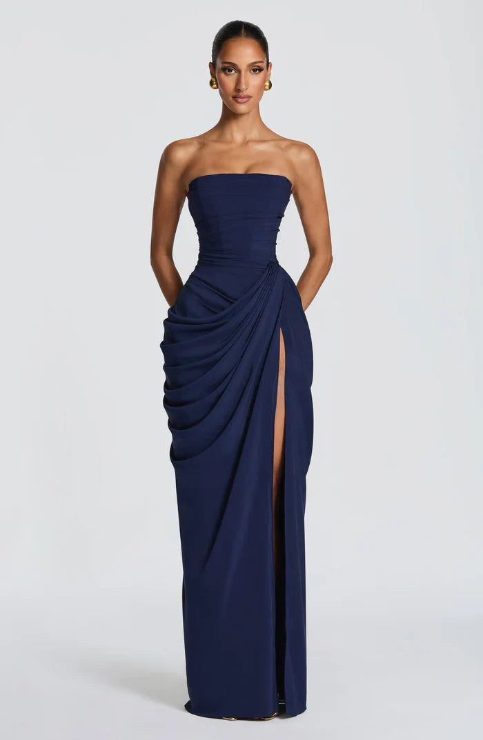 Amelia Ärmelloses Maxikleid mit Seitenschlitz