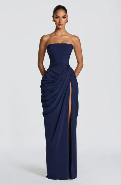 Amelia Ärmelloses Maxikleid mit Seitenschlitz