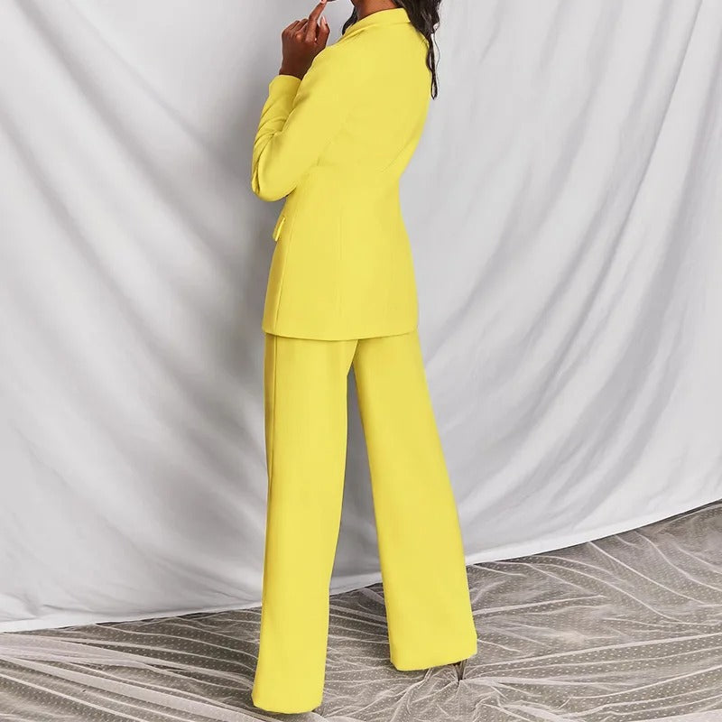 Hosenanzug Damen | 3-teiliges Set – Blazer, Weste & Hose