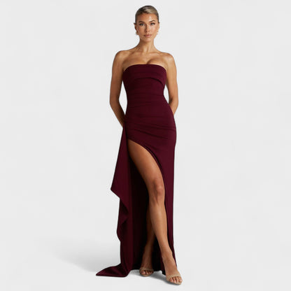 Elegantes fließendes Maxikleid