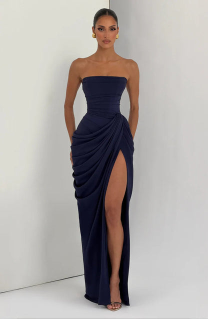 Amelia Ärmelloses Maxikleid mit Seitenschlitz