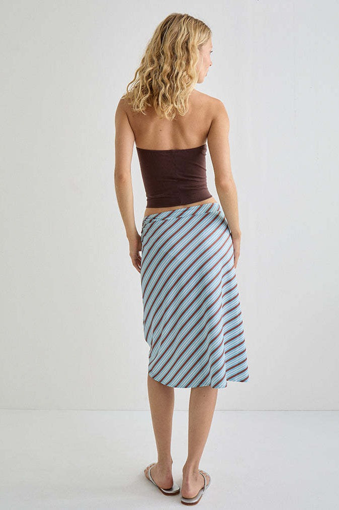 Eleganter karierter Rock in Midi-Länge für Damen