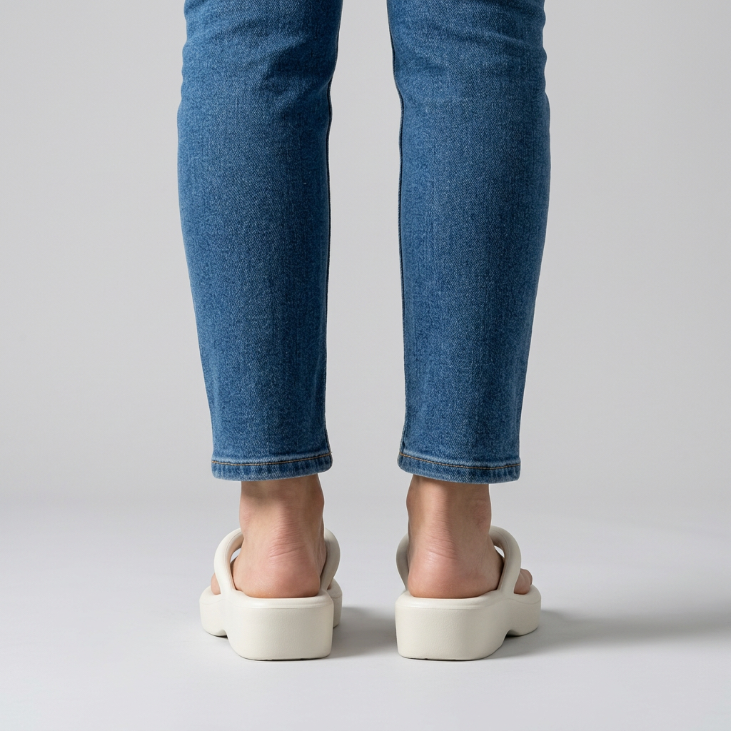 Bequeme Damen Zehentrenner mit Keilsohle für sommerliche Outfits