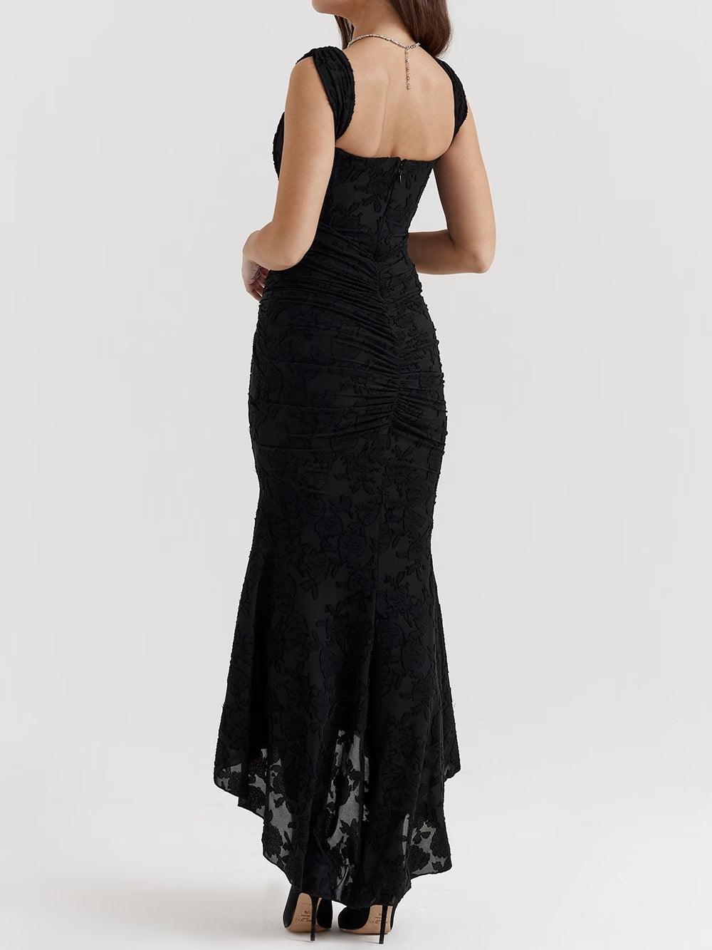Maxikleid mit Glockenblumenmuster