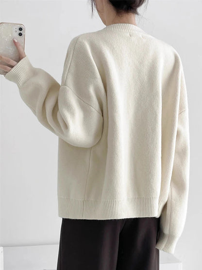 Damen Strick-Einzelknopf-Cardigan
