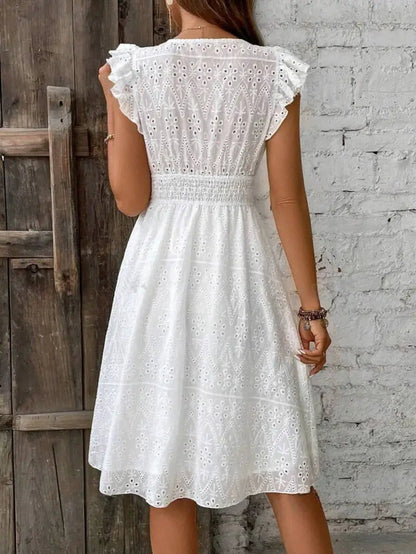 Kleid mit Fledermausärmeln