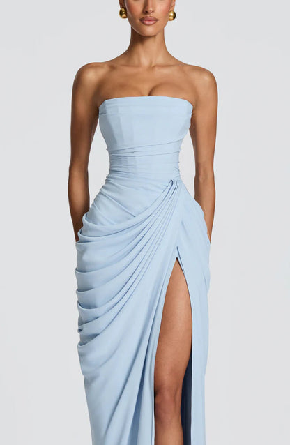 Amelia Ärmelloses Maxikleid mit Seitenschlitz