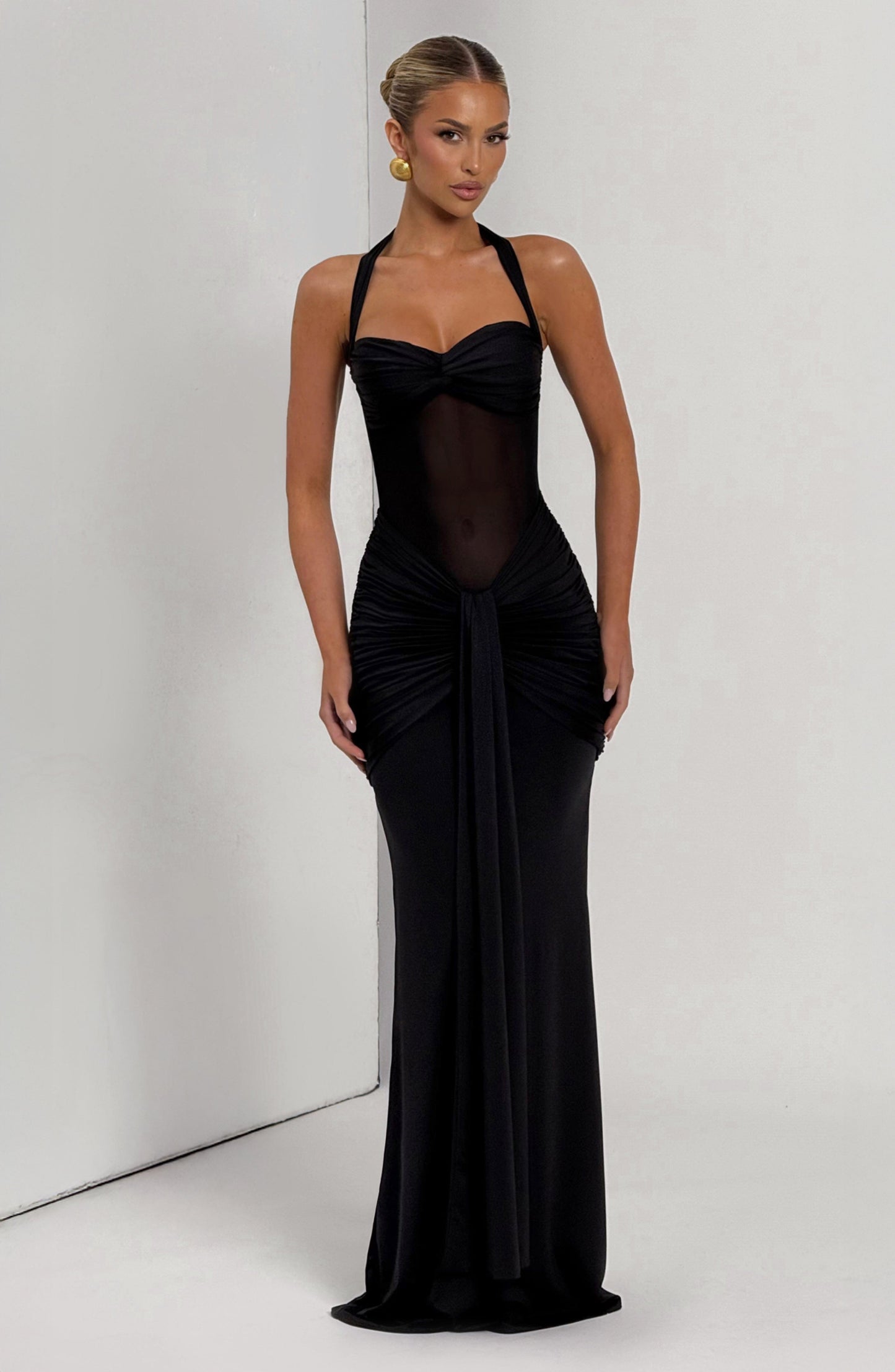 Damen Vixen Maxikleid mit eleganter fließender Silhouette