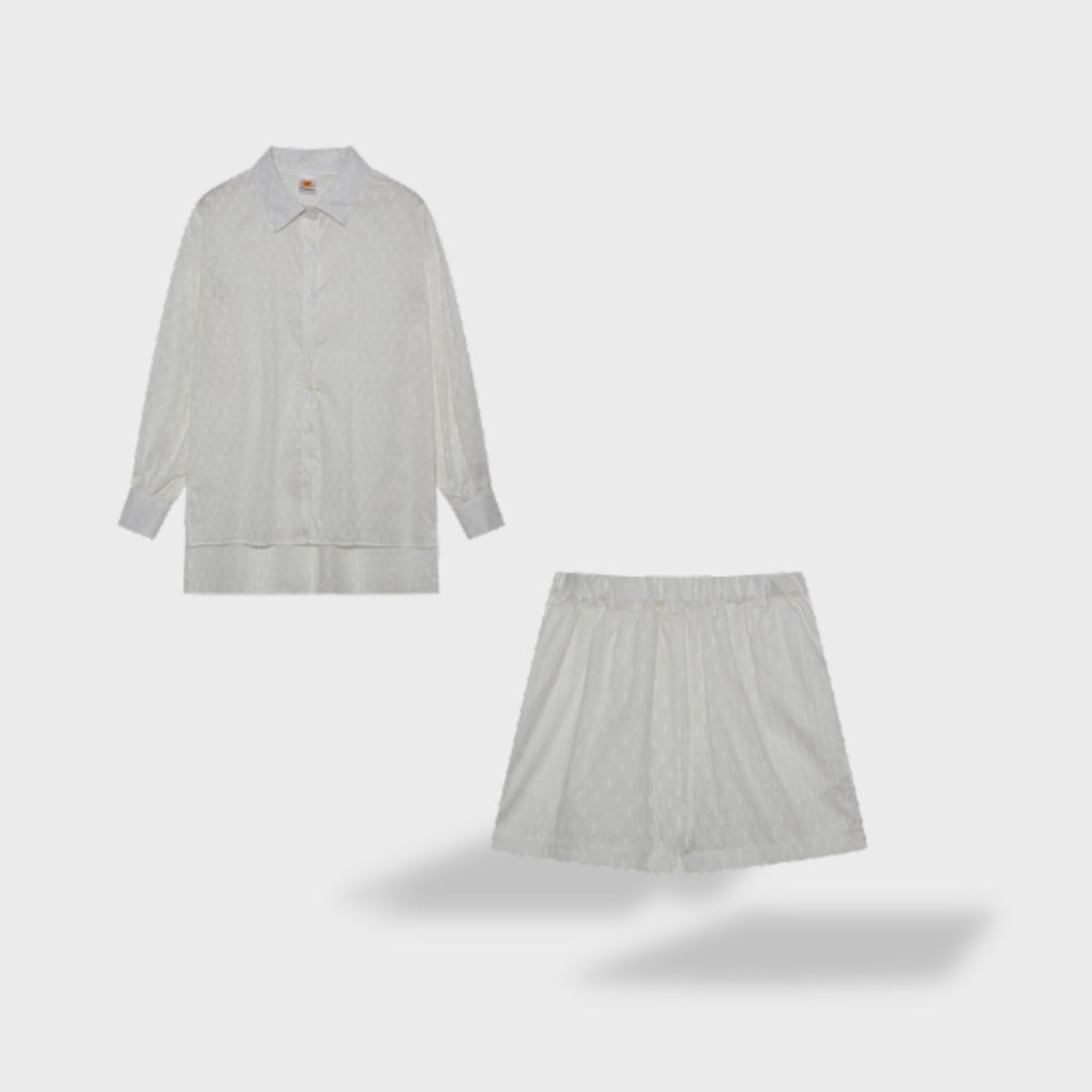 Elegantes Damen Blusenset mit Shorts für Freizeit und Ferien