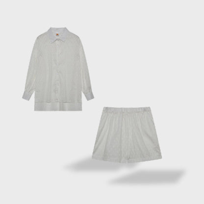 Elegantes Damen Blusenset mit Shorts für Freizeit und Ferien