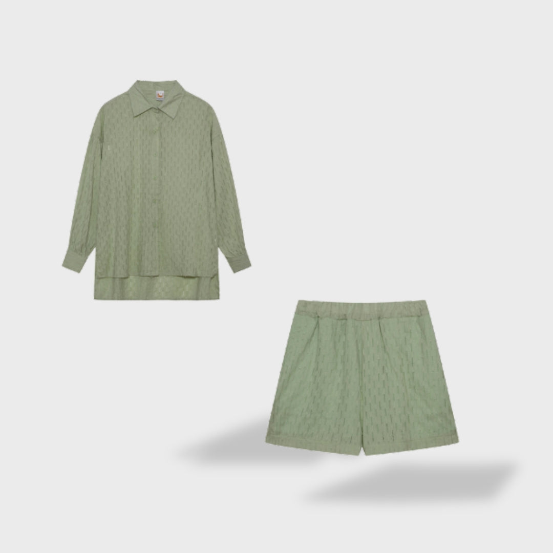 Modisches Blusenset für Damen in schlichtem Sommerdesign