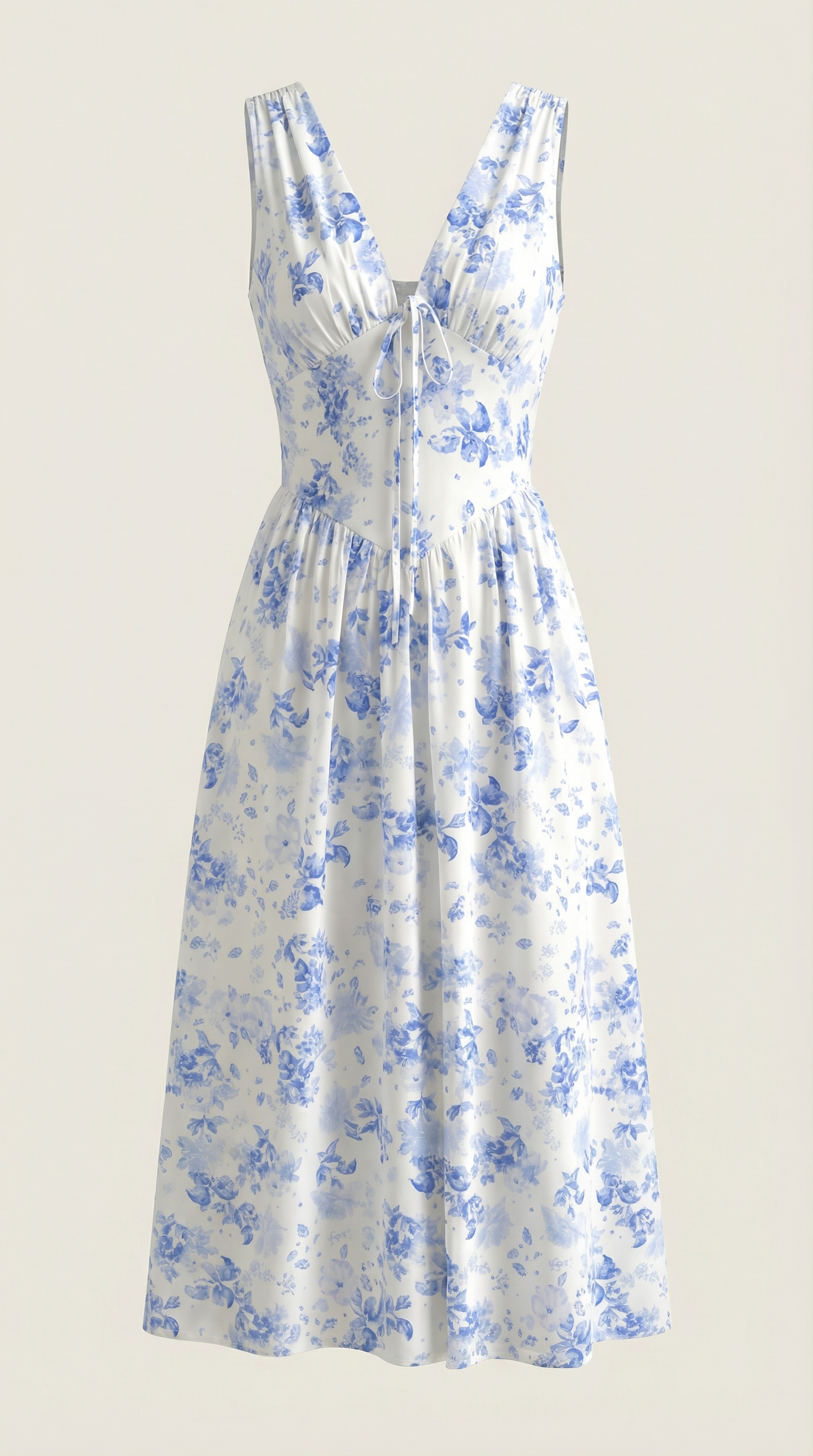 Damen Korsett Midi Sommerkleid