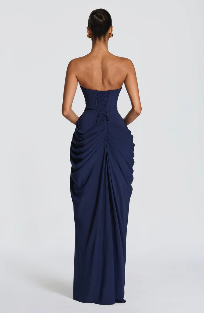 Amelia Ärmelloses Maxikleid mit Seitenschlitz