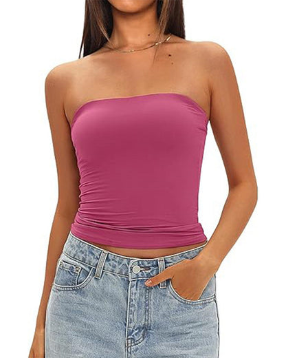 Damen Tanktop schmal geschnitten und ärmellos, Gesamtansicht