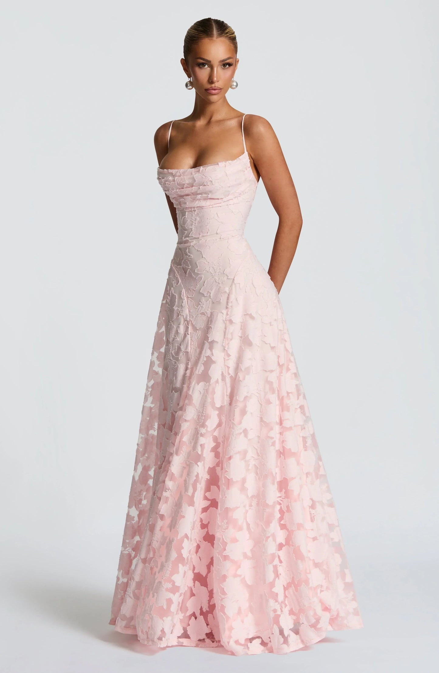 Damentop Louise Maxikleid ohne Ärmel