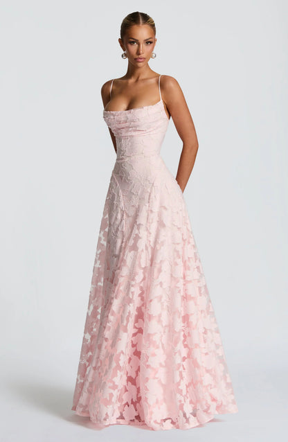Damentop Louise Maxikleid ohne Ärmel