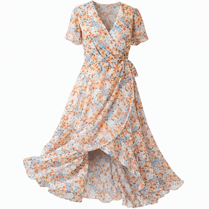 Blumiges Midikleid für Damen