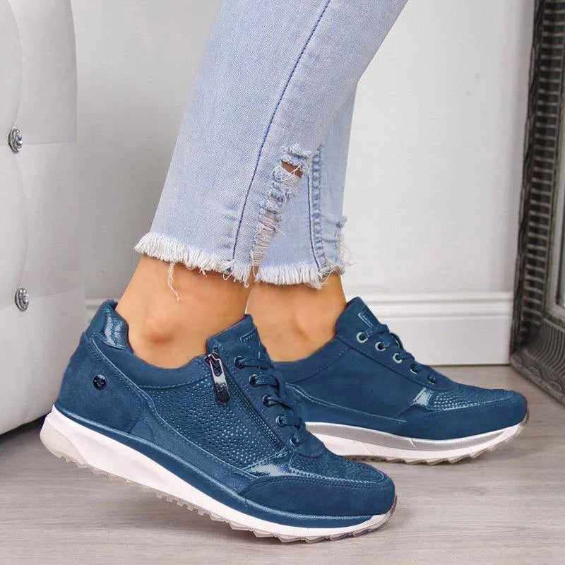 Bequeme Orthopädische Reißverschluss-Sneaker