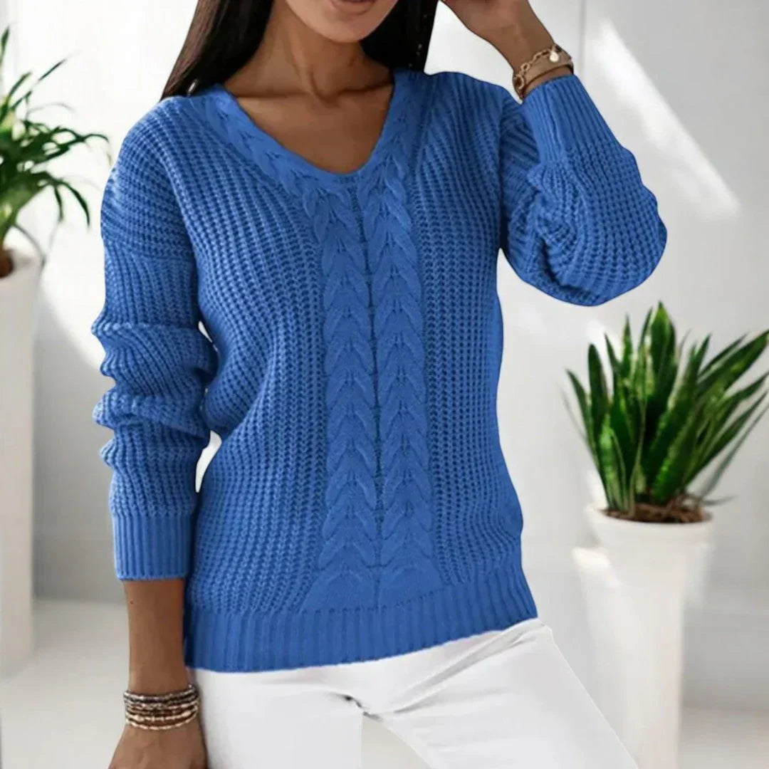 Gemütlicher Strickpullover für Damen